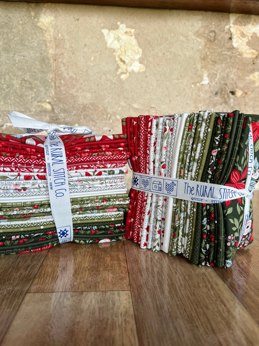 Berry & Pine Fat Eighth Bundle by Lella Boutique for Moda Fabrics