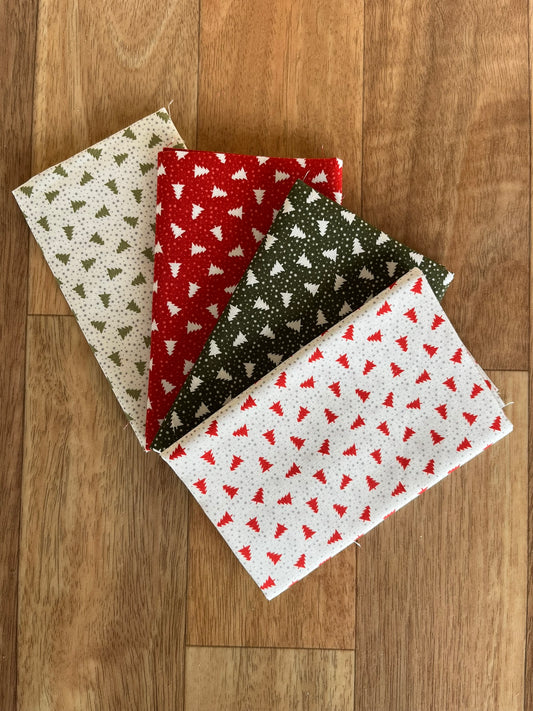 Berry & Pine Trees Fat Eighth Bundle by Lella Boutique for Moda Fabrics