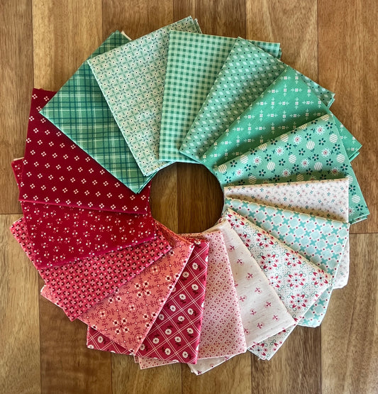 Berry & Sage Fat Quarter Bundle by Lori Holt for Riley Blake