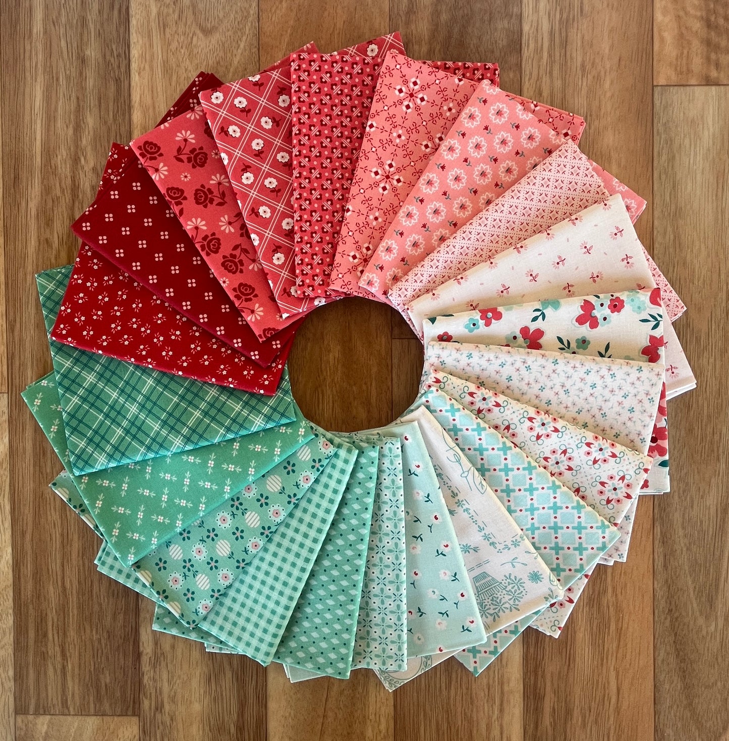 Berry & Sage Fat Quarter Bundle by Lori Holt for Riley Blake