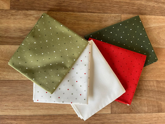 Berry & Pine Magic Dot Fat Quarter Bundle by Lella Boutique for Moda Fabrics