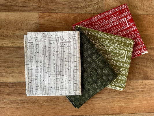 Berry & Pine Music Fat Quarter Bundle by Lella Boutique for Moda Fabrics