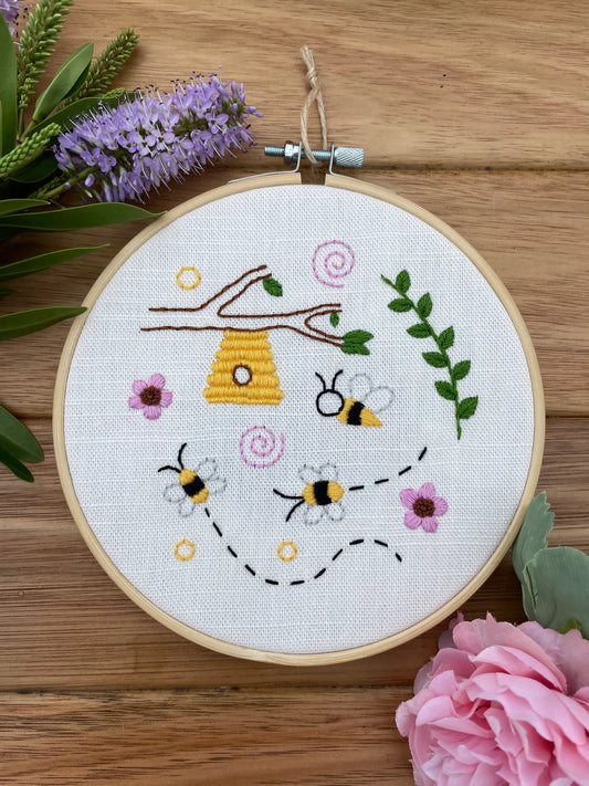 Beryl's Garden Embroidery Kit from Peach Tree Designs
