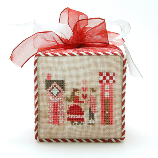 Big-Hearted Frill Cross Stitch Pattern Heart in Hand