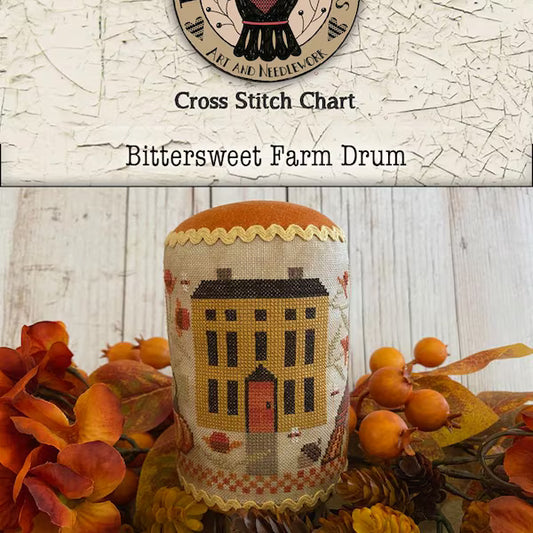 Bittersweet Drum Cross Stitch pattern by Teresa Kogut