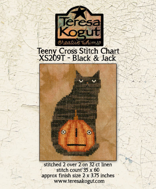 Black and Jack Cross Stitch pattern by Teresa Kogut