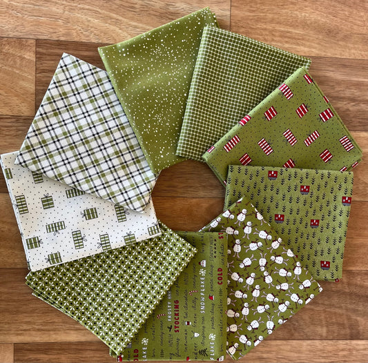 Blizzard Greens Fat Quarter Bundle