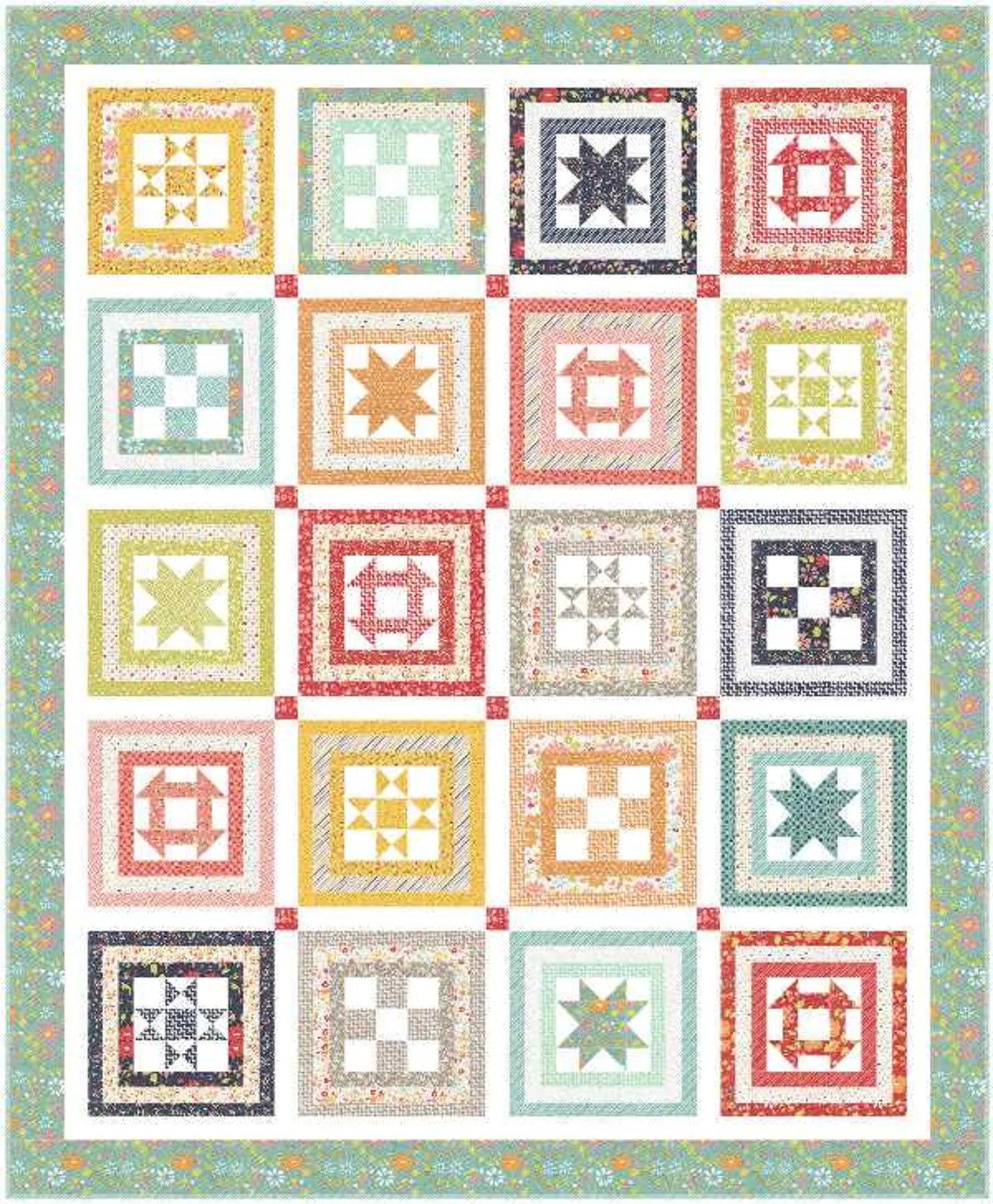 Block Party Quilt Pattern by A Quilting Life