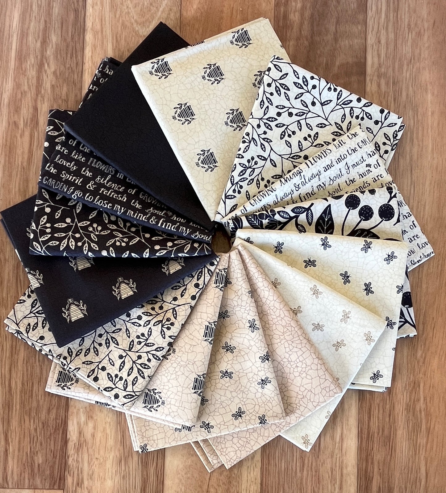 Bloom and Grow Fat Quarter Bundle by Kathy Schmitz Studios for Moda Fabrics