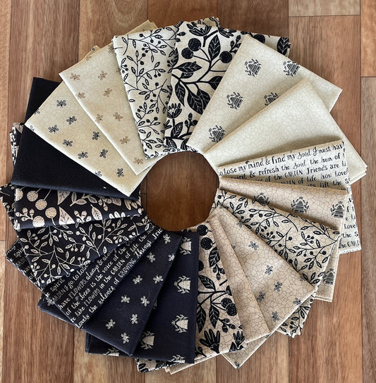 Bloom and Grow Fat Quarter Bundle by Kathy Schmitz Studios for Moda Fabrics