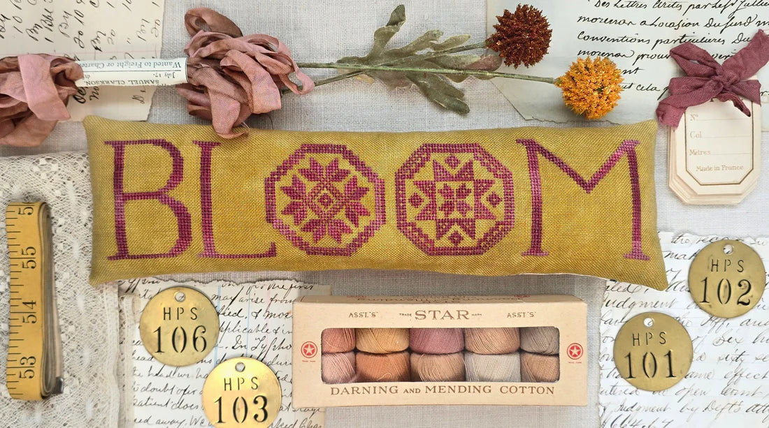 Blooming Quakers Cross Stitch Pattern Hello from Liz Mathews