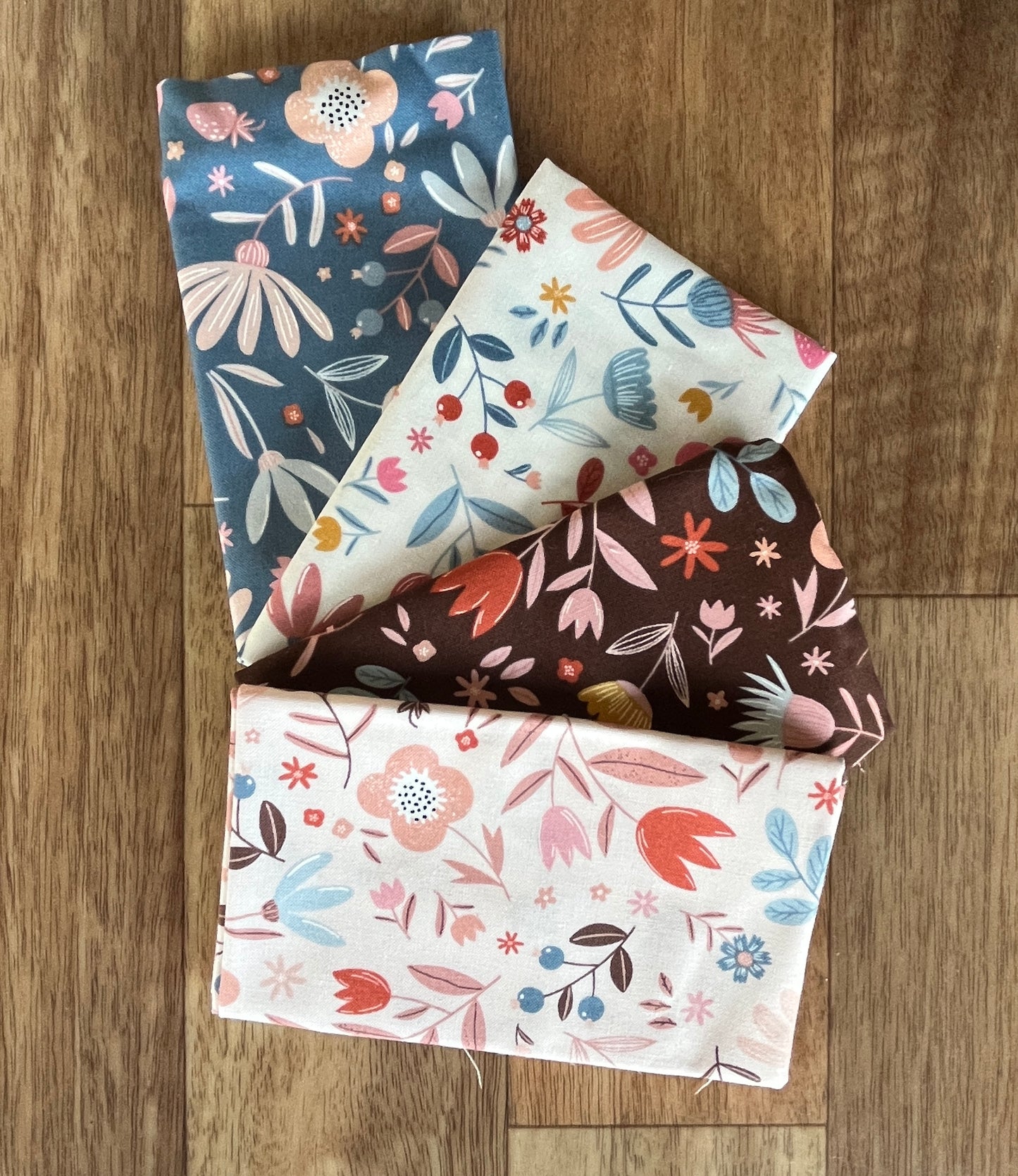 Blossoms and Blooms Large Florals Fat Eighth Bundle by Elena Amo for Moda Fabrics