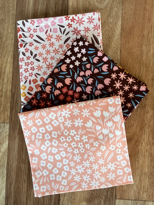 Blossoms and Blooms Small Florals Fat Quarter Bundle by Elena Amo for Moda Fabrics