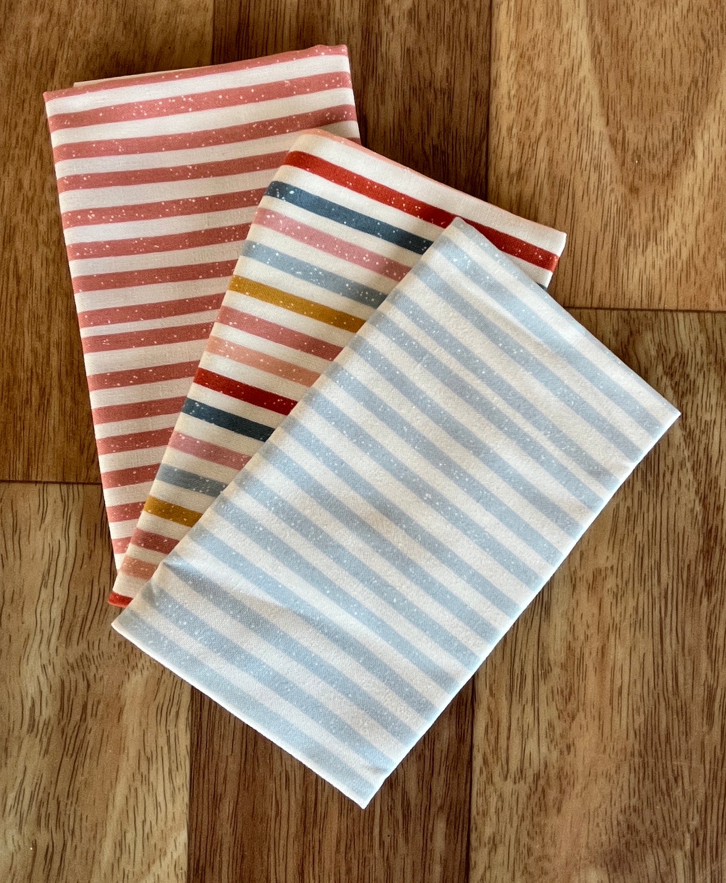 Blossoms and Blooms Stripes Fat Eighth Bundle by Elena Amo for Moda Fabrics