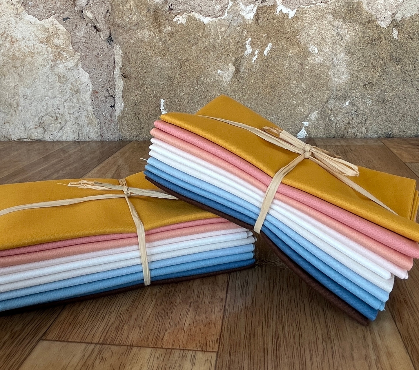 Blossoms and Blooms Bella Solid Coordinates Fat Eighth Bundle by Moda Fabrics