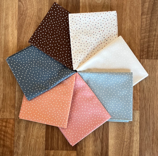 Blossoms and Blooms Dots Fat Quarter Bundle by Elena Amo for Moda Fabrics