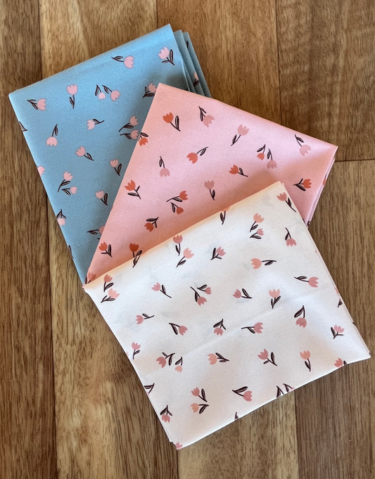 Blossoms and Blooms Tulips Fat Quarter Bundle by Elena Amo for Moda Fabrics