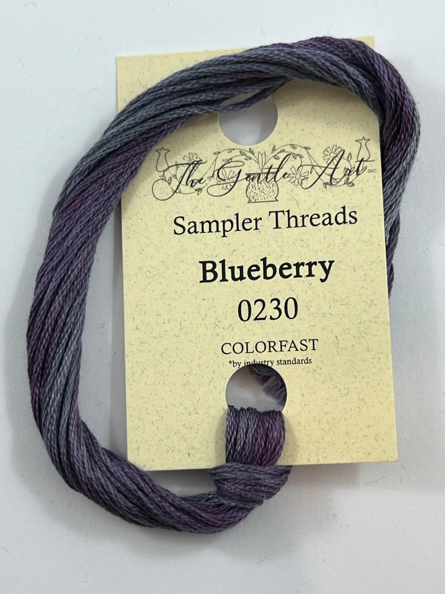 Blueberry 0230 The Gentle Art Sampler Thread 6 Stranded Hand Dyed Embroidery Floss