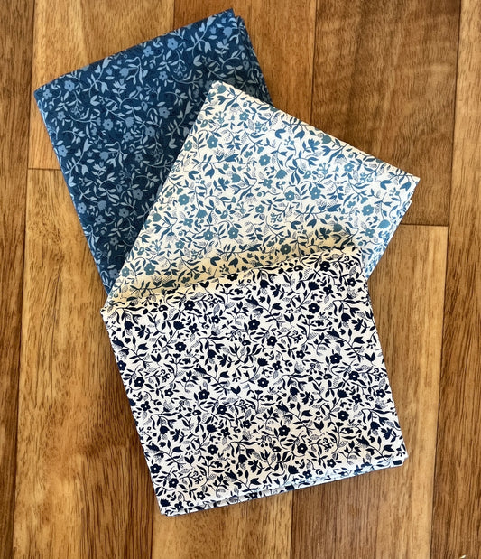 Blueprint Frolic Floral Fat Quarter Bundle by Camille Roskelley for Moda Fabrics