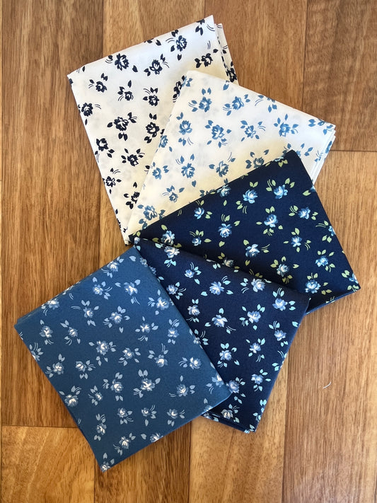 Blueprint Grace Fat Quarter Bundle by Camille Roskelley for Moda Fabrics