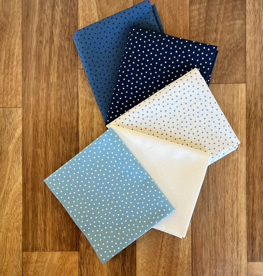 Blueprint Starlight Fat Quarter Bundle by Camille Roskelley for Moda Fabrics