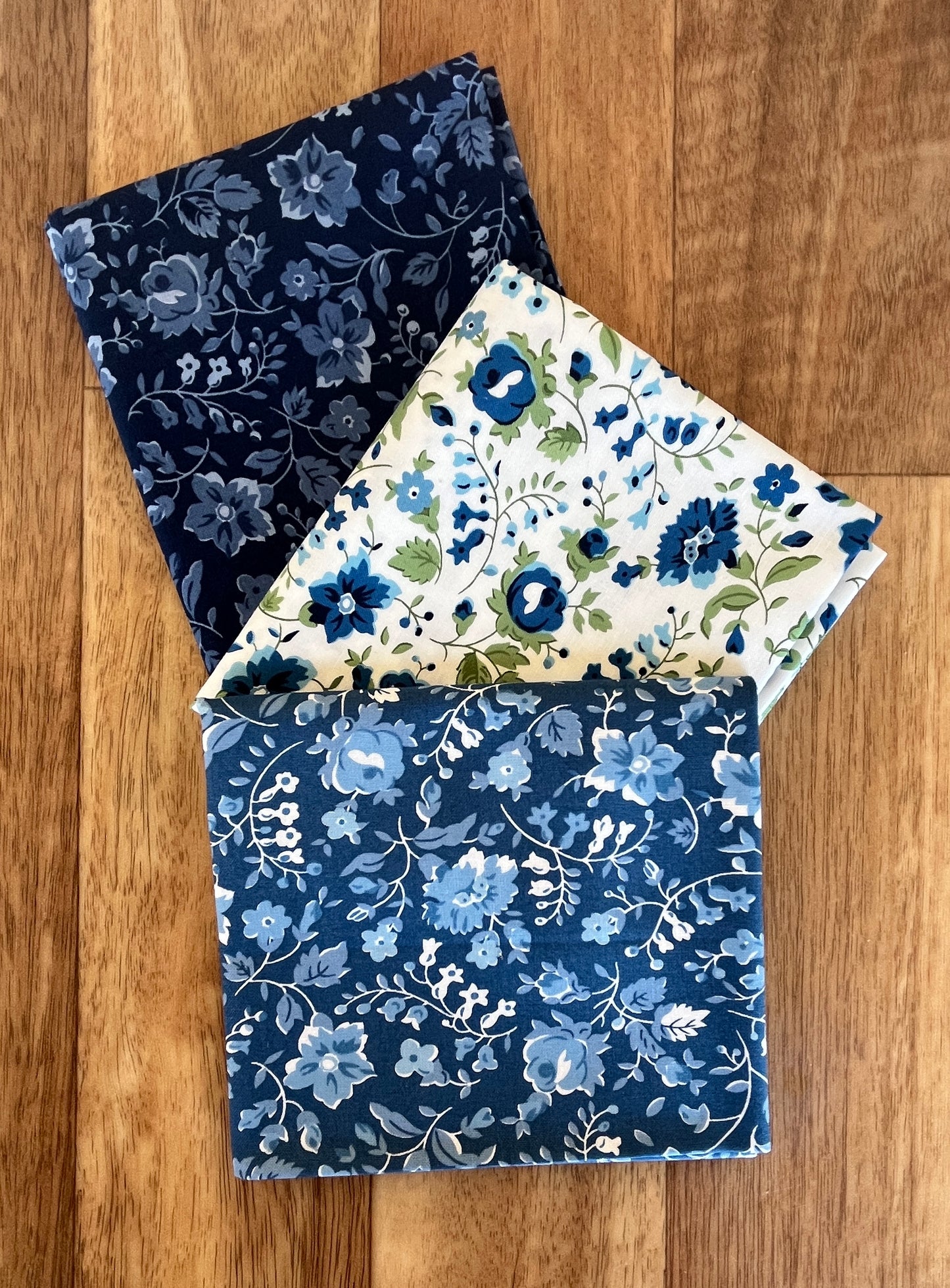 Blueprint Vineyard Floral Fat Quarter Bundle by Camille Roskelley for Moda Fabrics