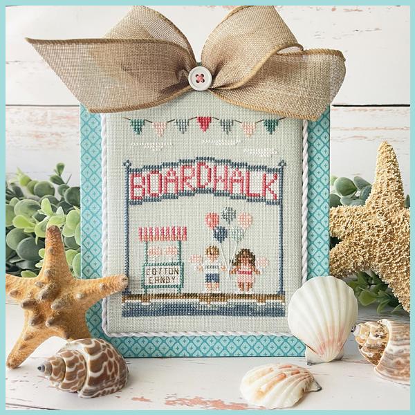 Boardwalk Sign Beach Boardwalk Cross Stitch Pattern Country Cottage Needleworks