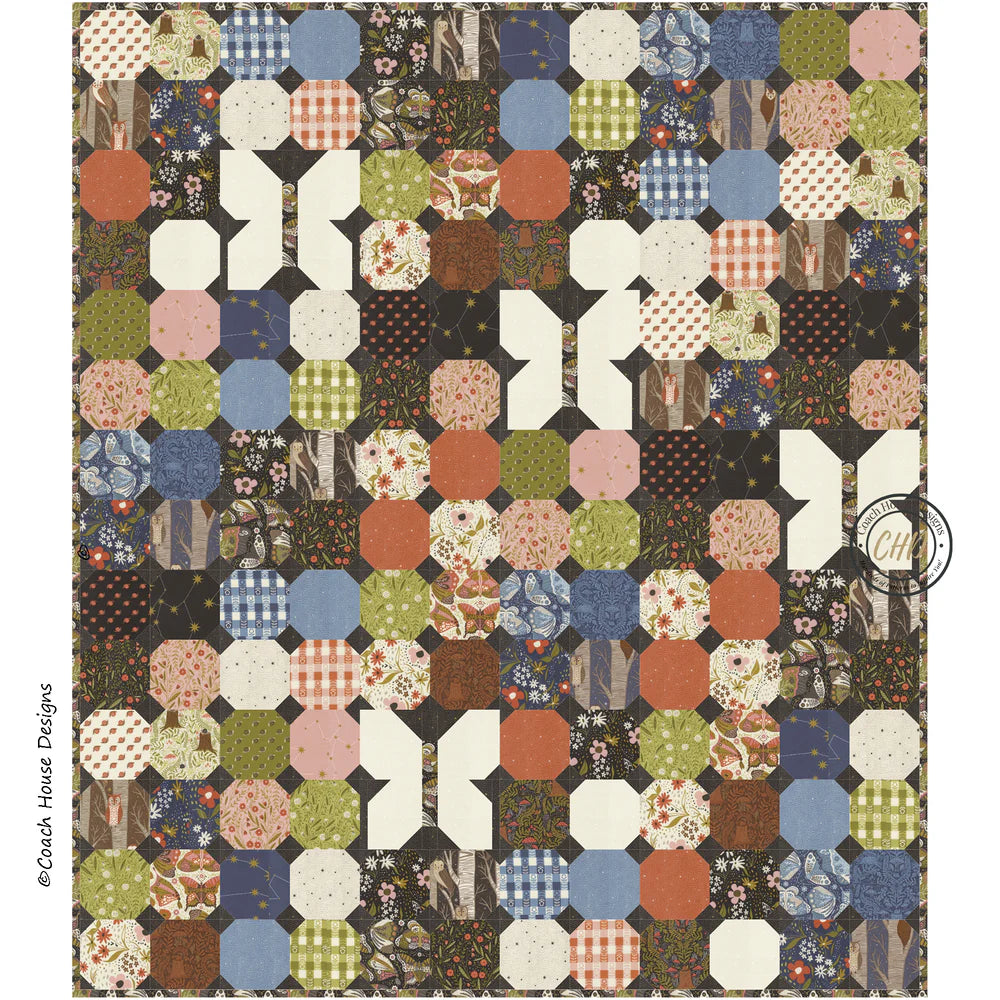 Boho Butterfly Quilt Pattern by Coach House Designs