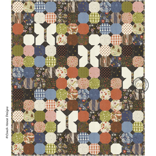 Boho Butterfly Quilt Pattern by Coach House Designs