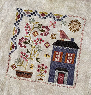 Bramble Cottage Cross Stitch Pattern by Blueberry Ridge