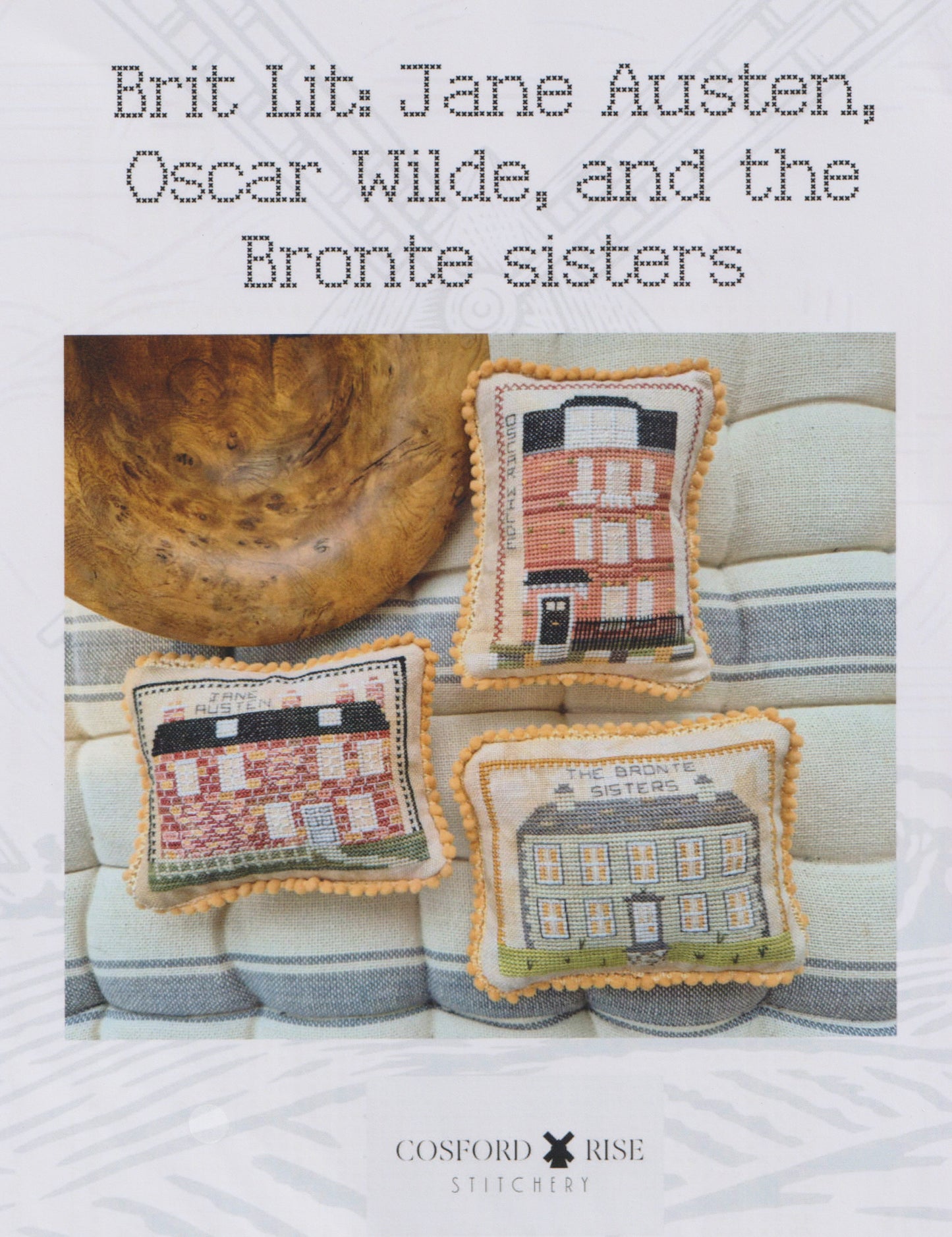 Brit Lit: Jane Austen, Oscar Wilde, Bronte Sisters Cross Stitch Pattern by Cosford Rise Stitchery