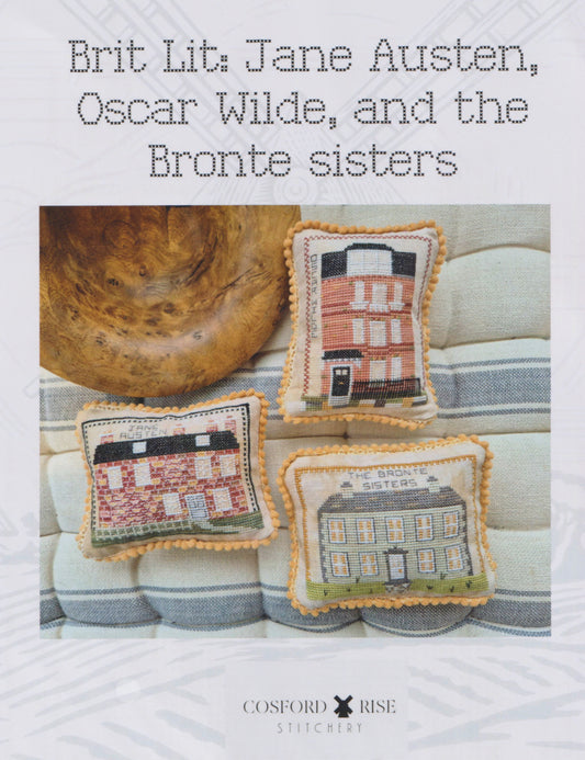Brit Lit: Jane Austen, Oscar Wilde, Bronte Sisters Cross Stitch Pattern by Cosford Rise Stitchery