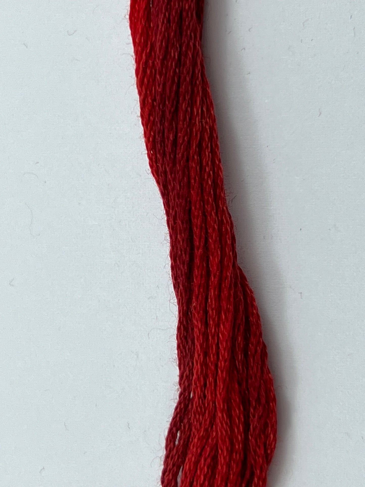 Buckeye Scarlet 0390 The Gentle Art Sampler Thread 6 Stranded Hand Dyed Embroidery Floss