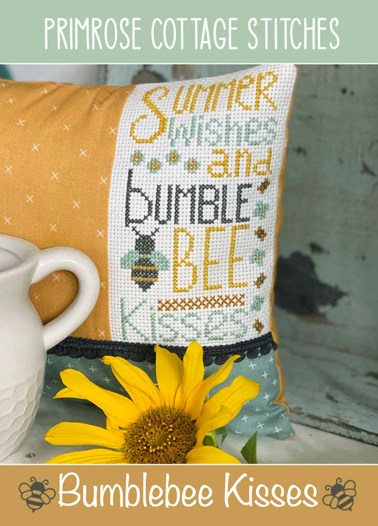 Bumblebee Kisses Cross Stitch Pattern Primrose Cottage Stitches