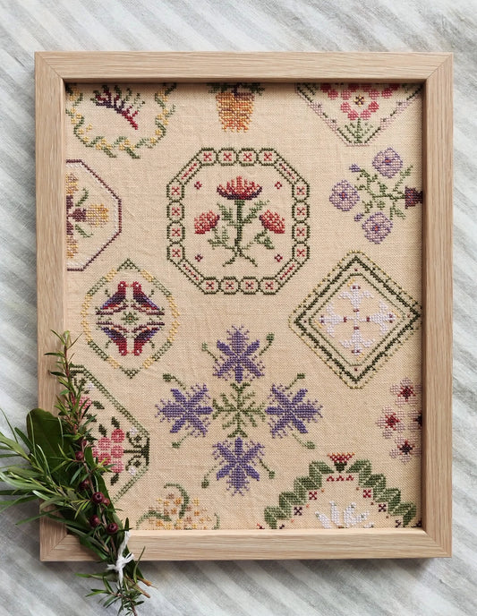 Bushland Quaker Cross Stitch pattern Mojo Stitches