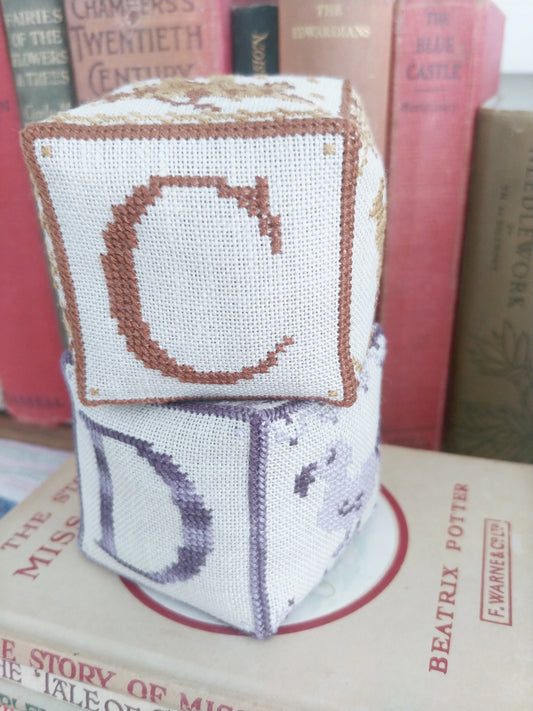 C is for Chateau; D is for Dodo Cross Stitch Pattern Mojo Stitches