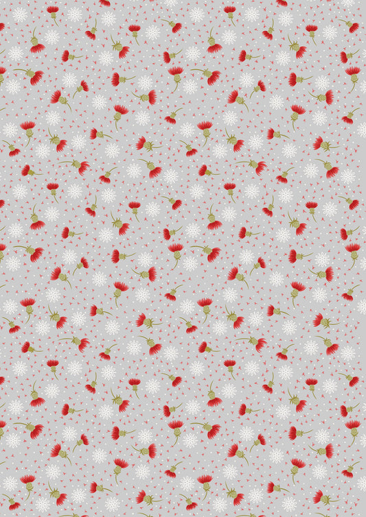 Celtic Christmas Thistledown on Silver C134A by Lewis and Irene (sold in 25cm increments)