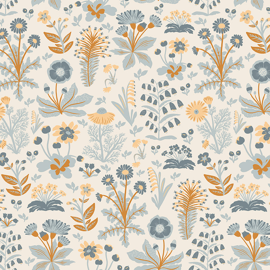 The Old Garden Dearle 14230 Cream by Danelys Sidron for Riley Blake Designs (sold in 25cm increments)