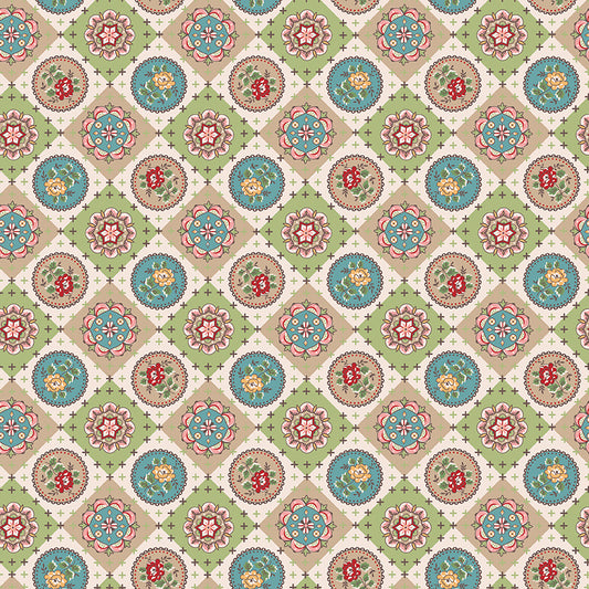 Mercantile Heritage Multi C14381 by Lori Holt for Riley Blake (sold in 25cm increments)