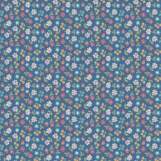 Mercantile Remembrance Denim C14394 by Lori Holt for Riley Blake (sold in 25cm increments)