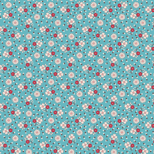 Mercantile Yesterday Cottage C14401 by Lori Holt for Riley Blake (sold in 25cm increments)