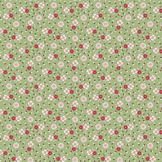 Mercantile Yesterday Lettuce C14401 by Lori Holt for Riley Blake (sold in 25cm increments)