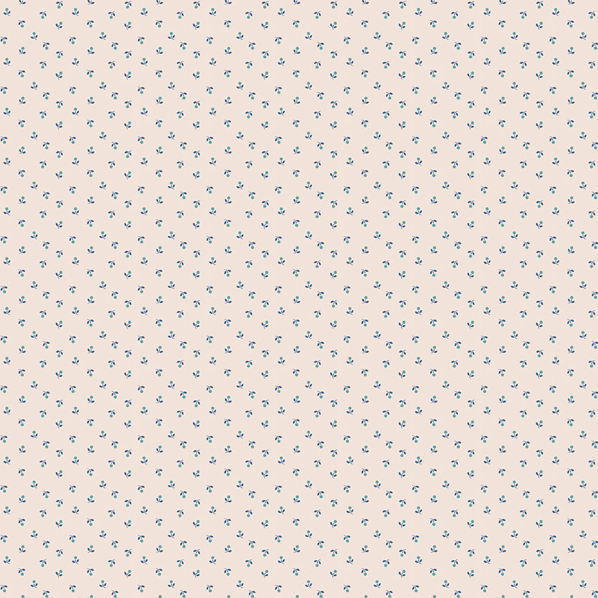 Mercantile Sweet Background Denim C14405 by Lori Holt for Riley Blake (sold in 25cm increments)