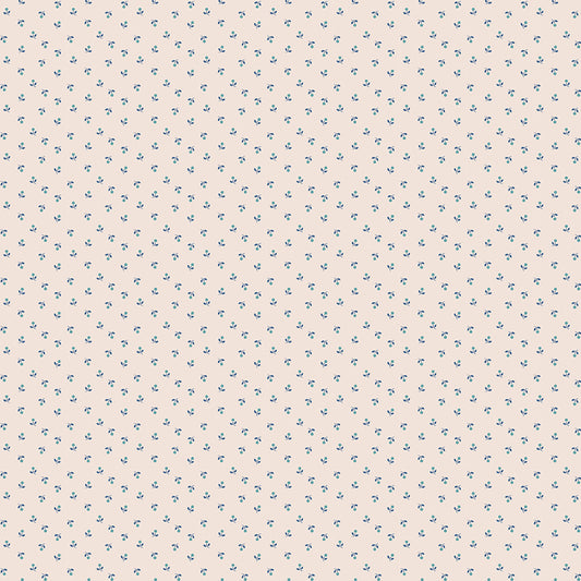 Mercantile Sweet Background Denim C14405 by Lori Holt for Riley Blake (sold in 25cm increments)