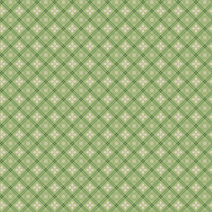 Home Town Holiday Holly Lettuce C14909 by Lori Holt for Riley Blake Fabrics (sold in 25cm increments)