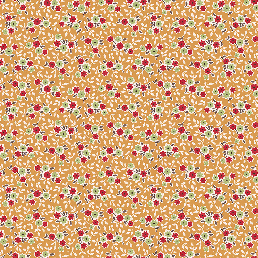 Gentler Times Cherish Cider C16473 by Lori Holt of Bee in my Bonnet for Riley Blake Designs (sold in 25cm increments)