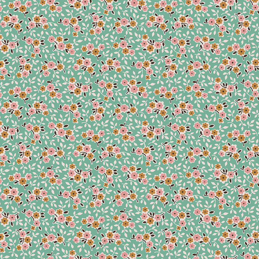 Gentler Times Cherish Seaglass C16473 by Lori Holt of Bee in my Bonnet for Riley Blake Designs (sold in 25cm increments)