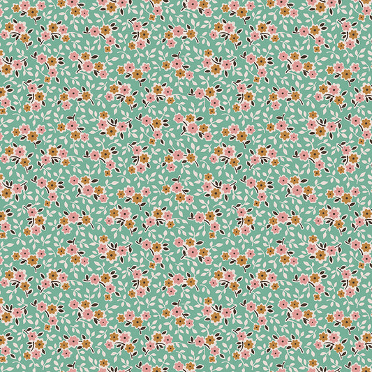 Gentler Times Cherish Seaglass C16473 by Lori Holt of Bee in my Bonnet for Riley Blake Designs (sold in 25cm increments)