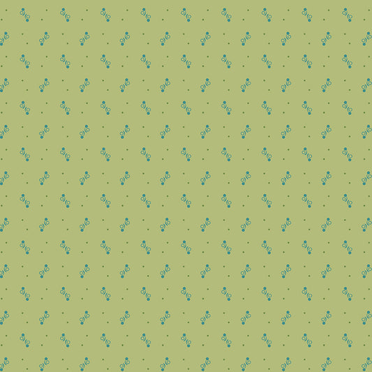 Gentler Times Ditty Lettuce C16476 by Lori Holt of Bee in my Bonnet for Riley Blake Designs (sold in 25cm increments)