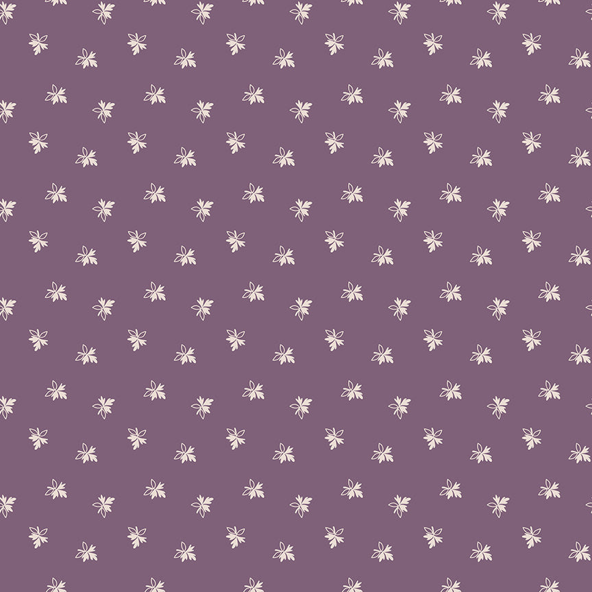 Gentler Times Endearing Plum C16477 by Lori Holt of Bee in my Bonnet for Riley Blake Designs (sold in 25cm increments)